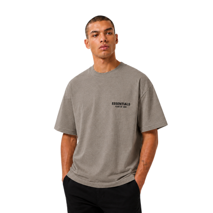 Fear Of God Essentials T-Shirt Homestead Heather SS25