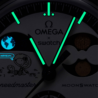 Swatch x Omega Moonswatch Mission To Earthphase Moonshine Gold (Popcorn)