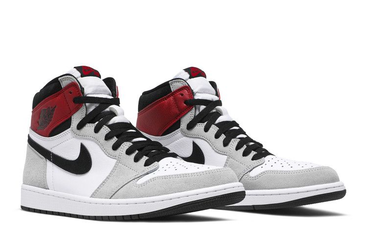 Air Jordan 1 Retro High Light Smoke Grey - 555088-126