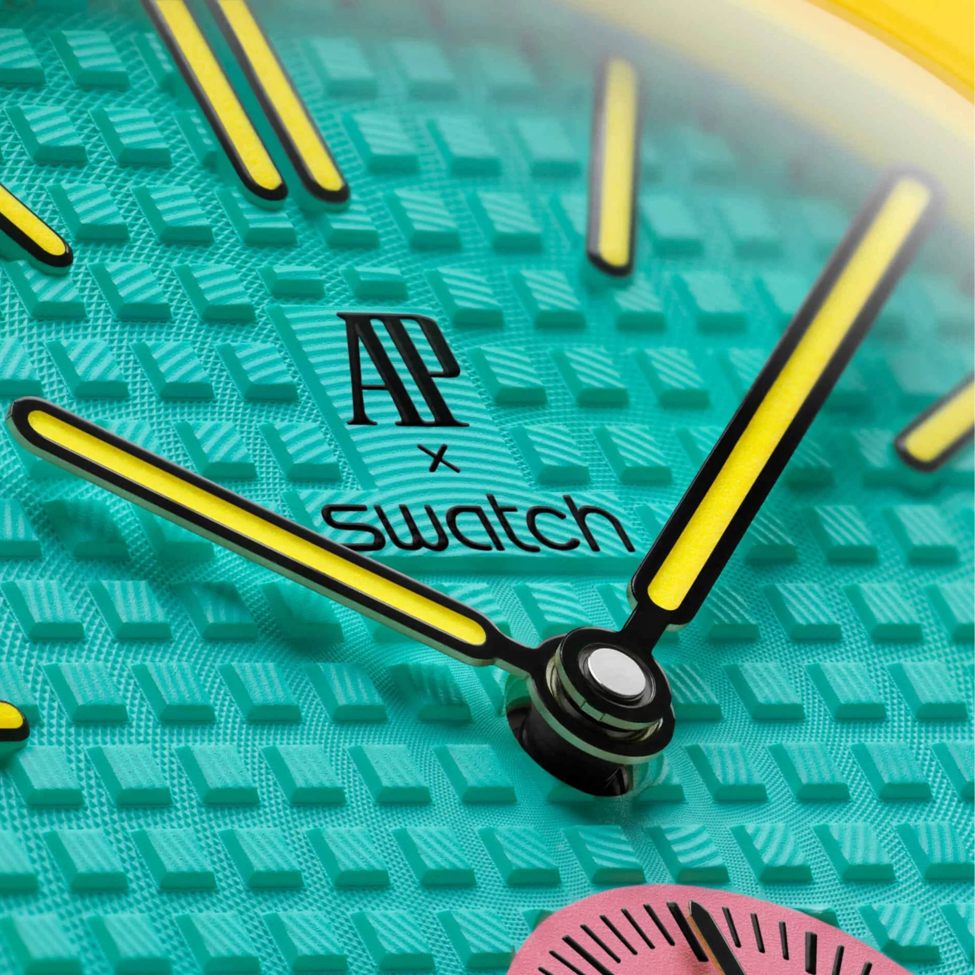 Swatch x AP Royal Pop Otg Roz (Gelb/Pink/Türkis)