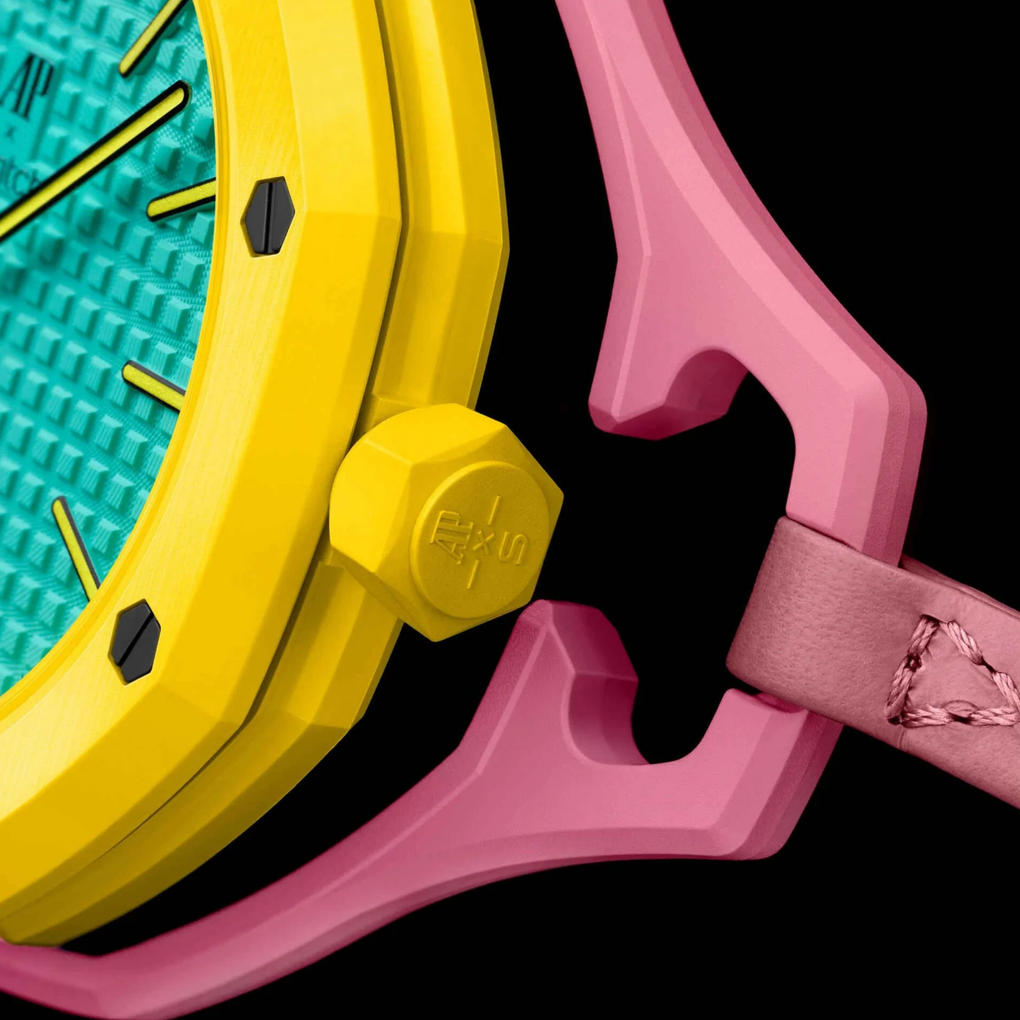 Swatch x AP Royal Pop Otg Roz (Gelb/Pink/Türkis)