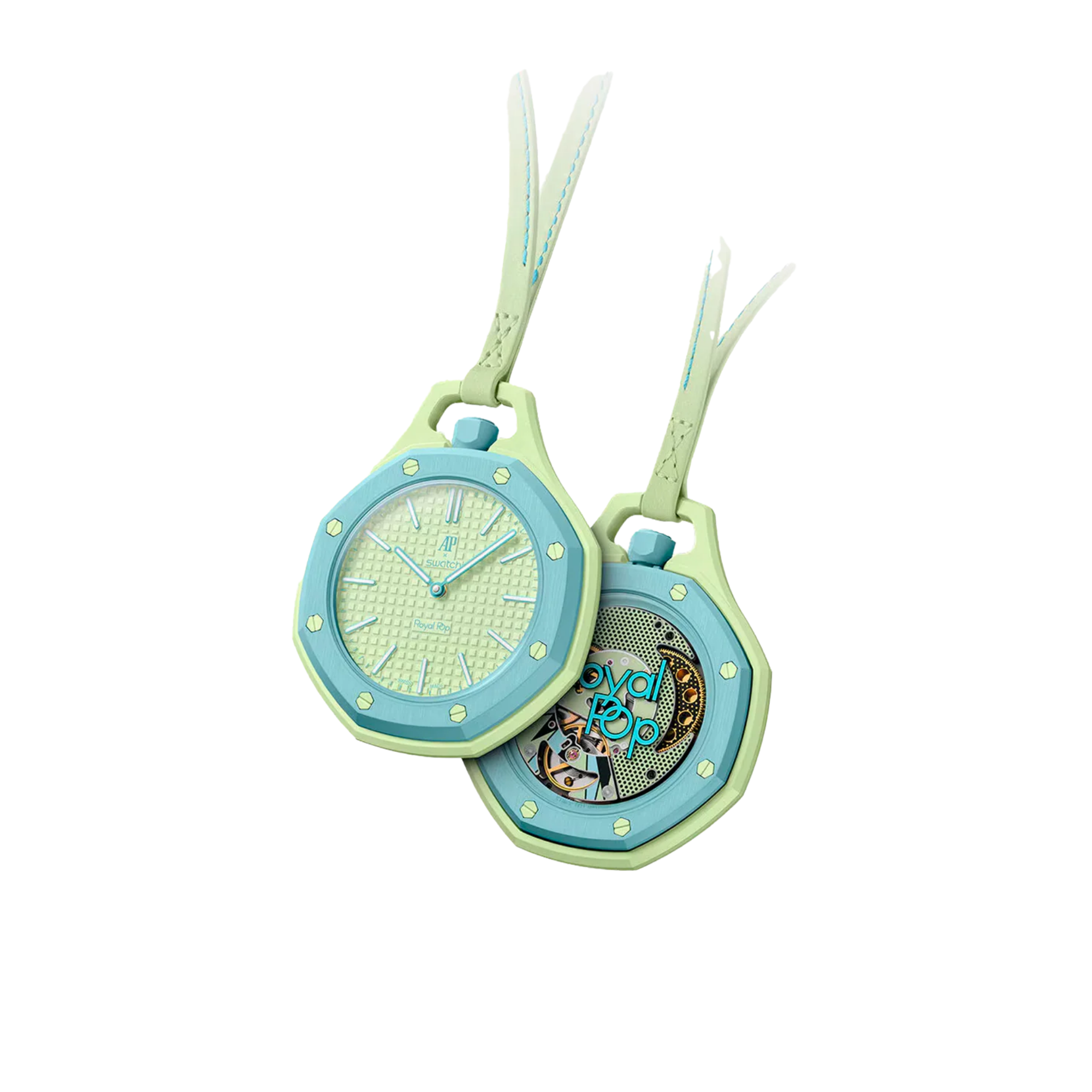 Swatch x AP Royal Pop Blaue Acht (Mintgrün)
