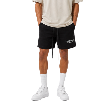 Fear Of God Essentials Classic Sweatshort Jet Black SS25
