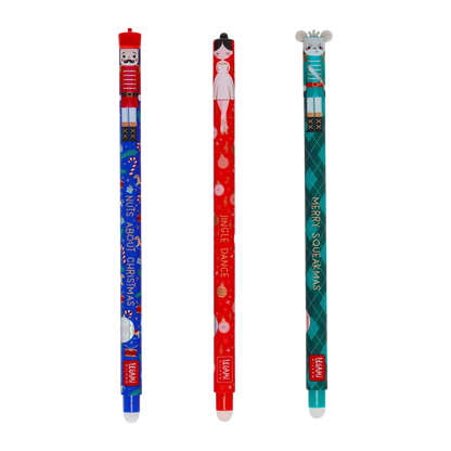 Legami "The Nutcracker" Stifte 3er-Set Weihnachten Gelstifte