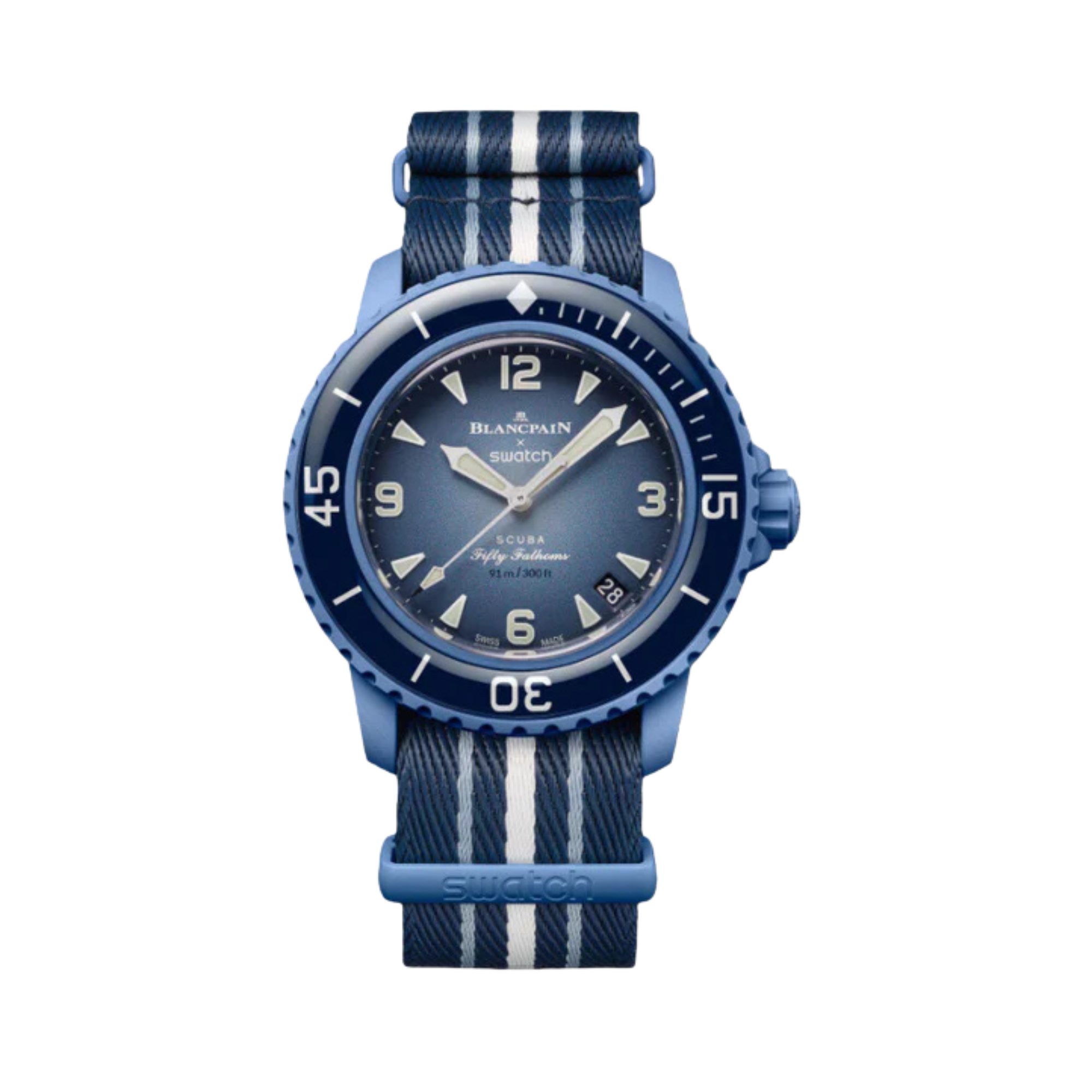 Blancpain x Swatch Scuba Fifty Fathoms Atlantic Ocean SO35A100