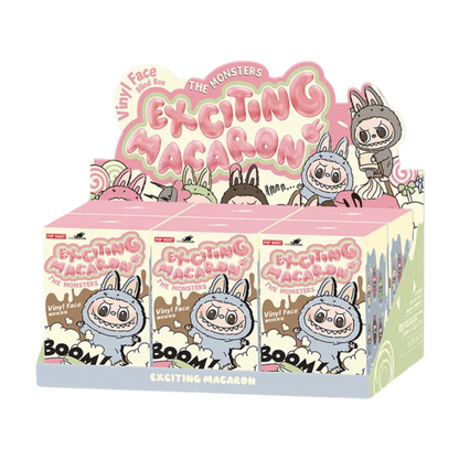 Pop Mart Labubu The Monsters Exciting Macaron Vinyl Plush Mystery Box