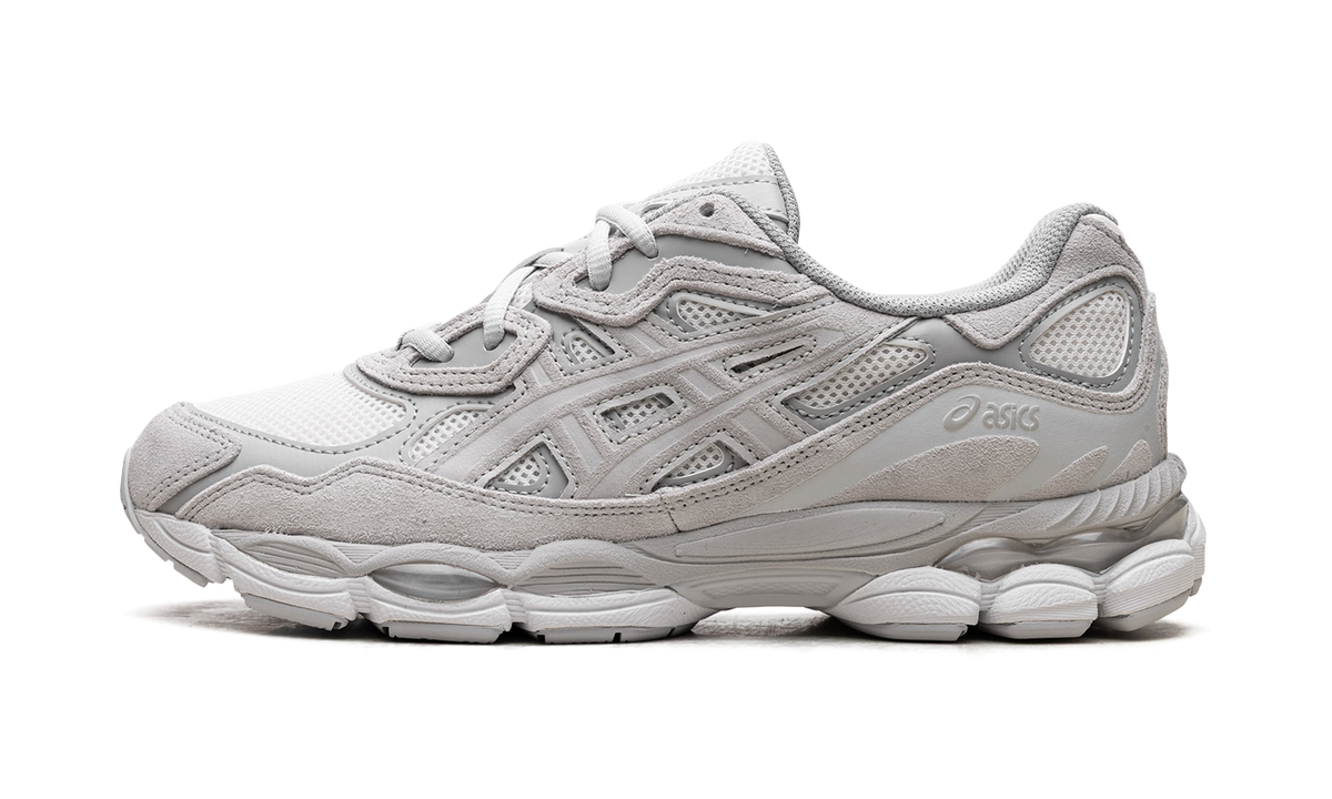 ASICS Gel-NYC Cream Cloud Grey (1203A663-101) – Seitenansicht außen | Rarus