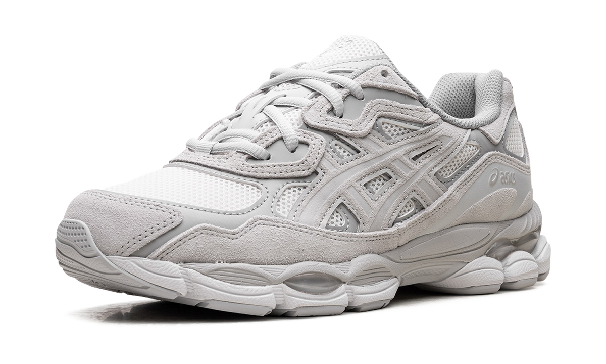 ASICS Gel-NYC Cream Cloud Grey (1203A663-101) – Seitenansicht außen | Rarus