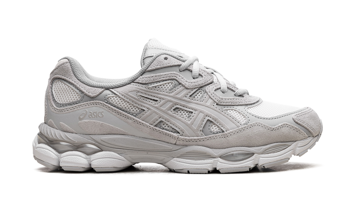 ASICS Gel-NYC Cream Cloud Grey (1203A663-101) – Seitenansicht außen | Rarus
