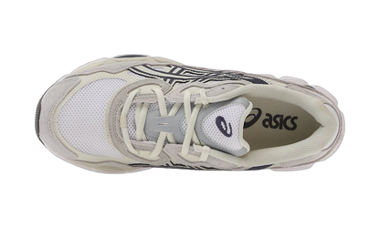 ASICS Gel-NYC White Midnight Navy Grey (1203A383-118) – Draufsicht | Rarus
