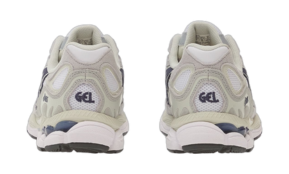 ASICS Gel-NYC White Midnight Navy Grey (1203A383-118) – Rückansicht | Rarus