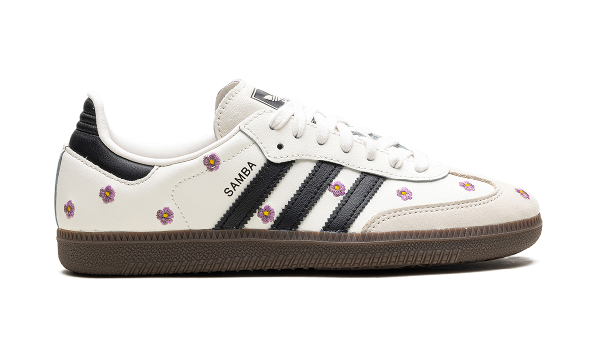 Adidas Samba Light Purple Floral (IF4398) – Seitenansicht außen | Rarus