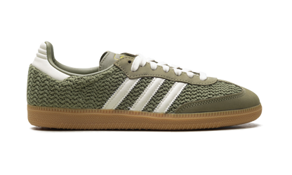 Adidas Samba OG Crochet Pack Orbit Green (JR9447) – Seitenansicht außen | Rarus