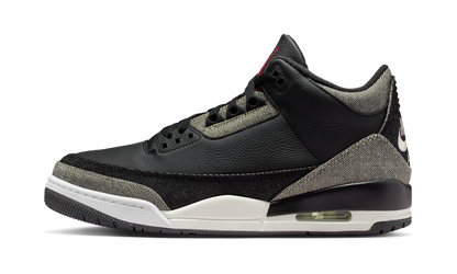 Air Jordan 3 Retro Levi’s Black (IR0914-400) – Seitenansicht außen | Rarus
