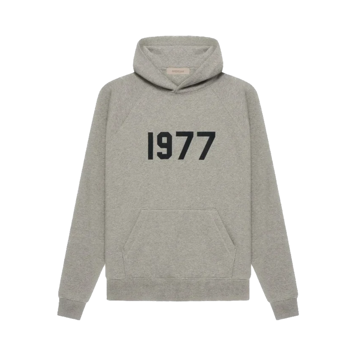 Fear of God Essentials 1977 Hoodie Dark Oatmeal – Vorderansicht | Rarus