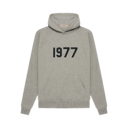 Fear of God Essentials 1977 Hoodie Dark Oatmeal – Vorderansicht | Rarus