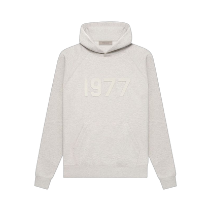 Fear of God Essentials 1977 Hoodie Light Oatmeal – Vorderansicht | Rarus