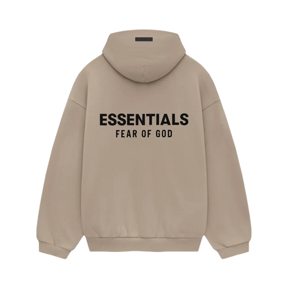 Fear of God Essentials Hoodie Desert Sand – Rückansicht | Rarus