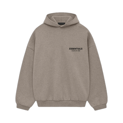 Fear of God Essentials Hoodie Heather Gray – Vorderansicht | Rarus