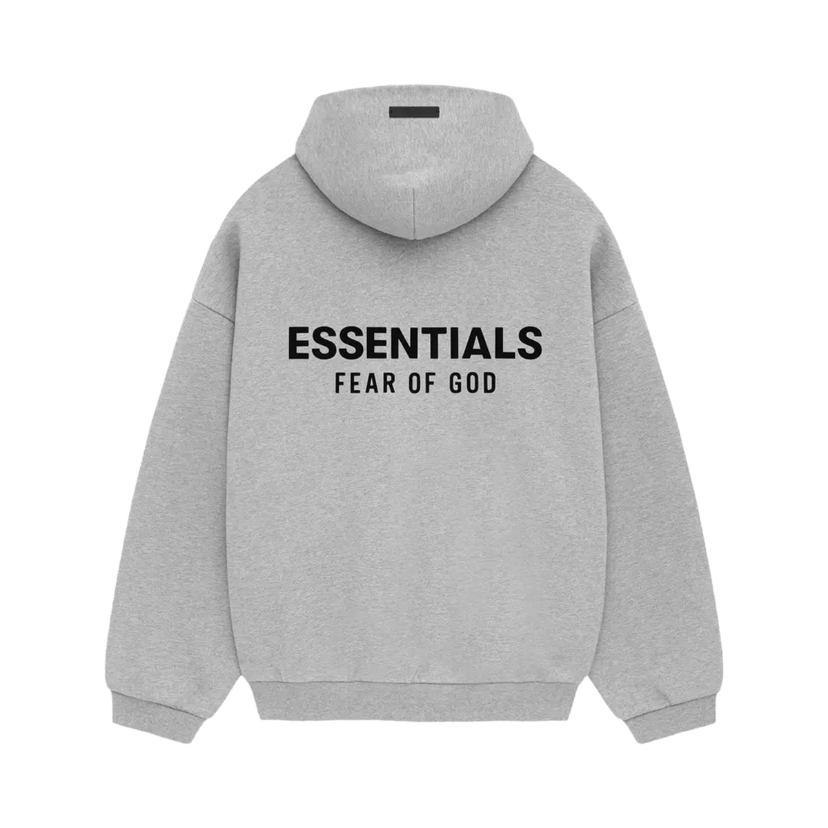 Fear of God Essentials Hoodie Light Heather Gray – Rückansicht | Rarus