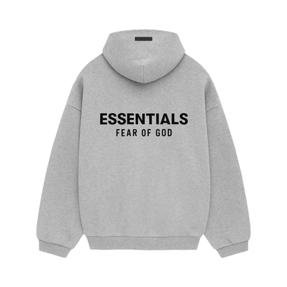 Fear of God Essentials Hoodie Light Heather Gray – Rückansicht | Rarus