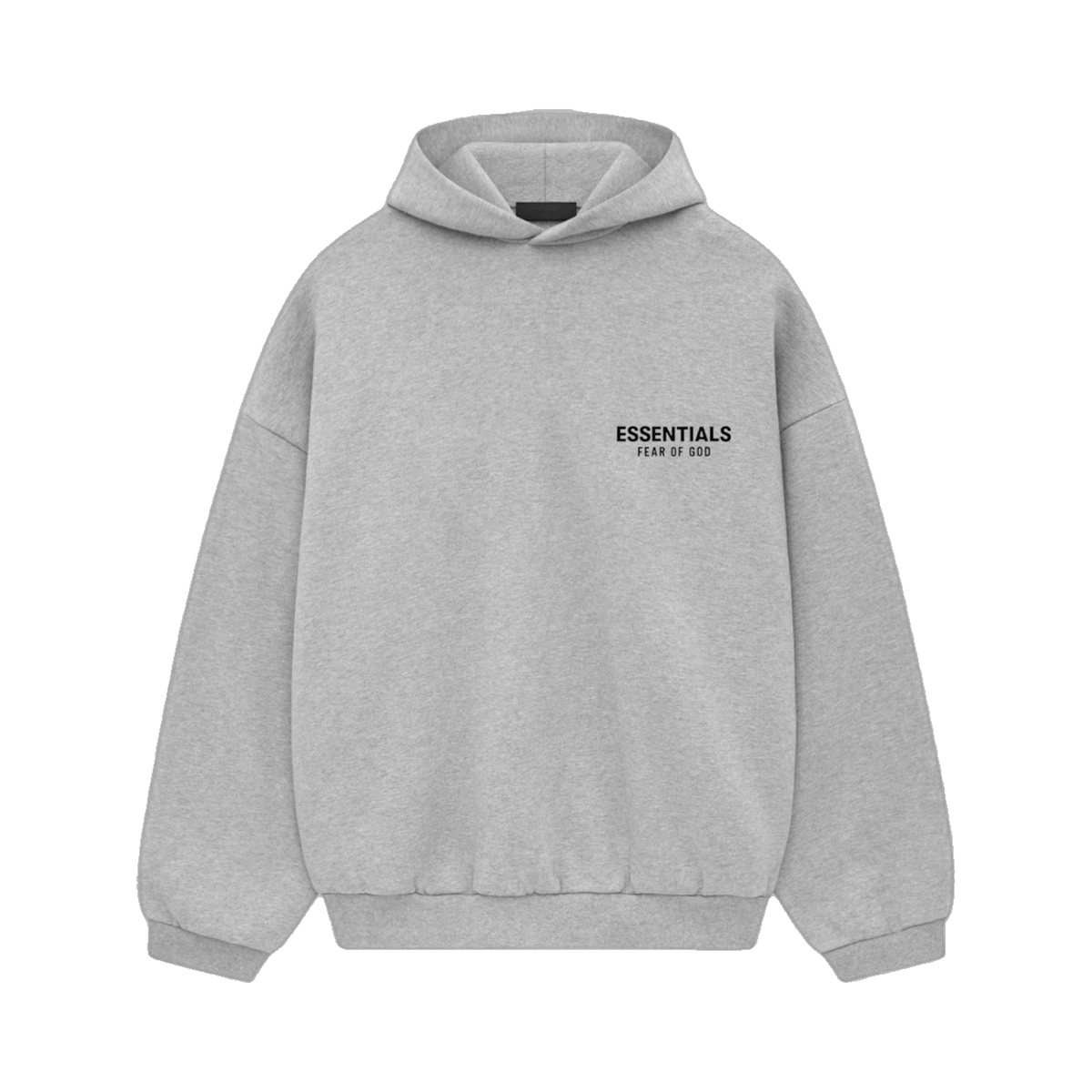 Fear of God Essentials Hoodie Light Heather Gray – Vorderansicht | Rarus