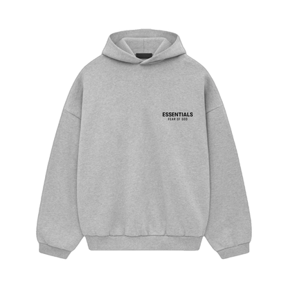 Fear of God Essentials Hoodie Light Heather Gray – Vorderansicht | Rarus