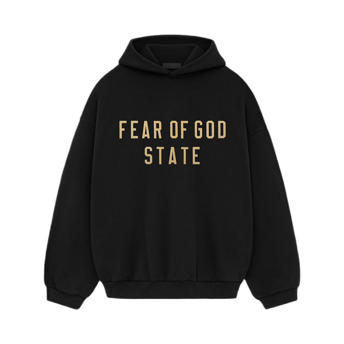 Fear of God Essentials Hoodie State Black – Vorderansicht | Rarus