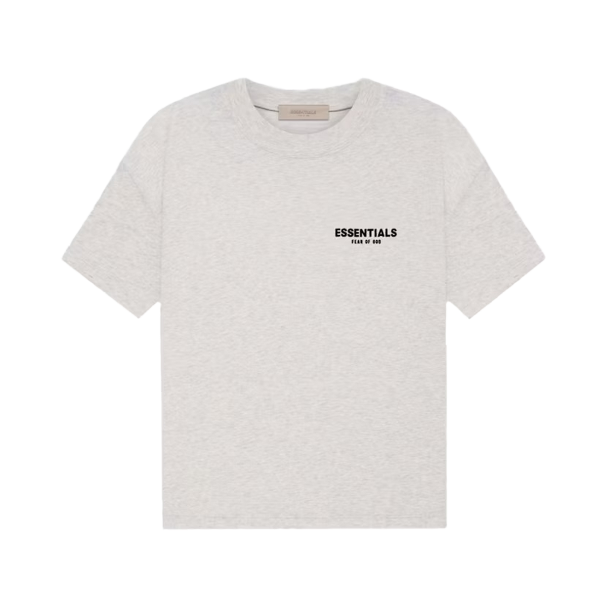Fear of God Essentials T-Shirt Light Oatmeal – Vorderansicht | Rarus