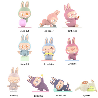 Pop Mart Labubu Lazy Yoga Series