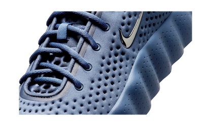 Nike Mind 002 Thunder Blue Chrome (HQ4308-400) – Detailansicht Schnürung | Rarus