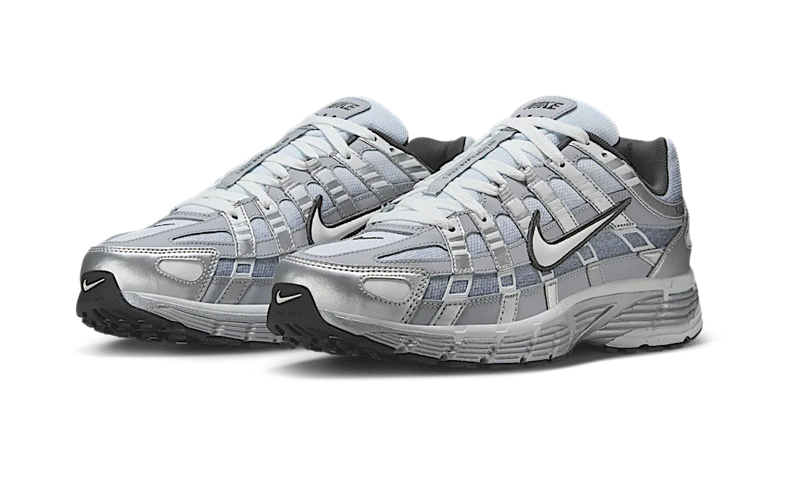 Nike P-6000 Metallic Silver Summit White-Wolf Grey (IH4465-095) – Vorderansicht | Rarus