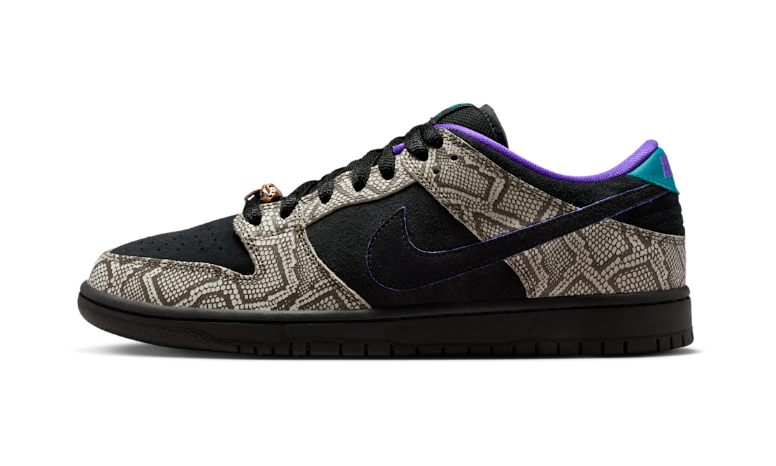 Nike SB Dunk Low Dashawn Air Jordan Copperhead (IB6208-200) – Seitenansicht außen | Rarus
