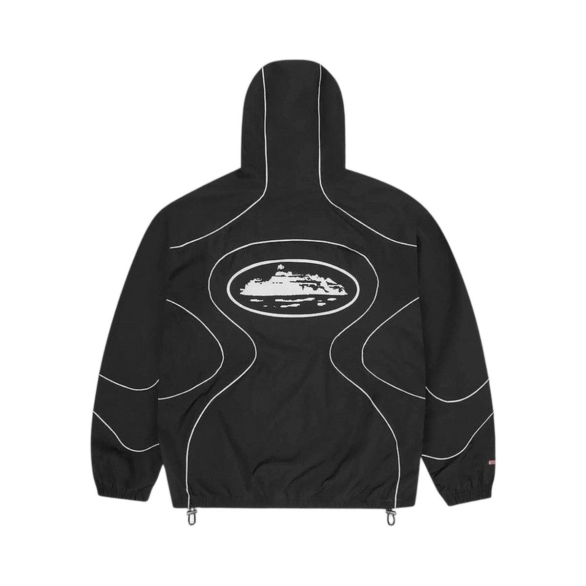 Nike x Corteiz NRG Onyx Track Jacket Black (FZ8132-010) – Rückansicht | Rarus