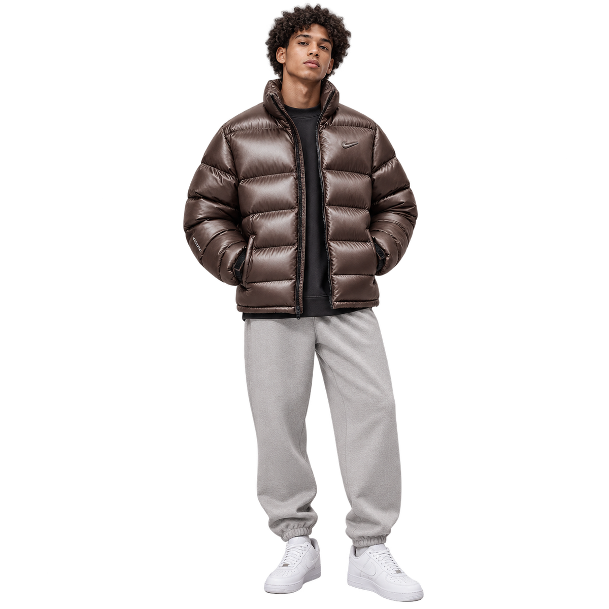 Nike x NOCTA Sunset Puffer Jacke Baroque Brown
