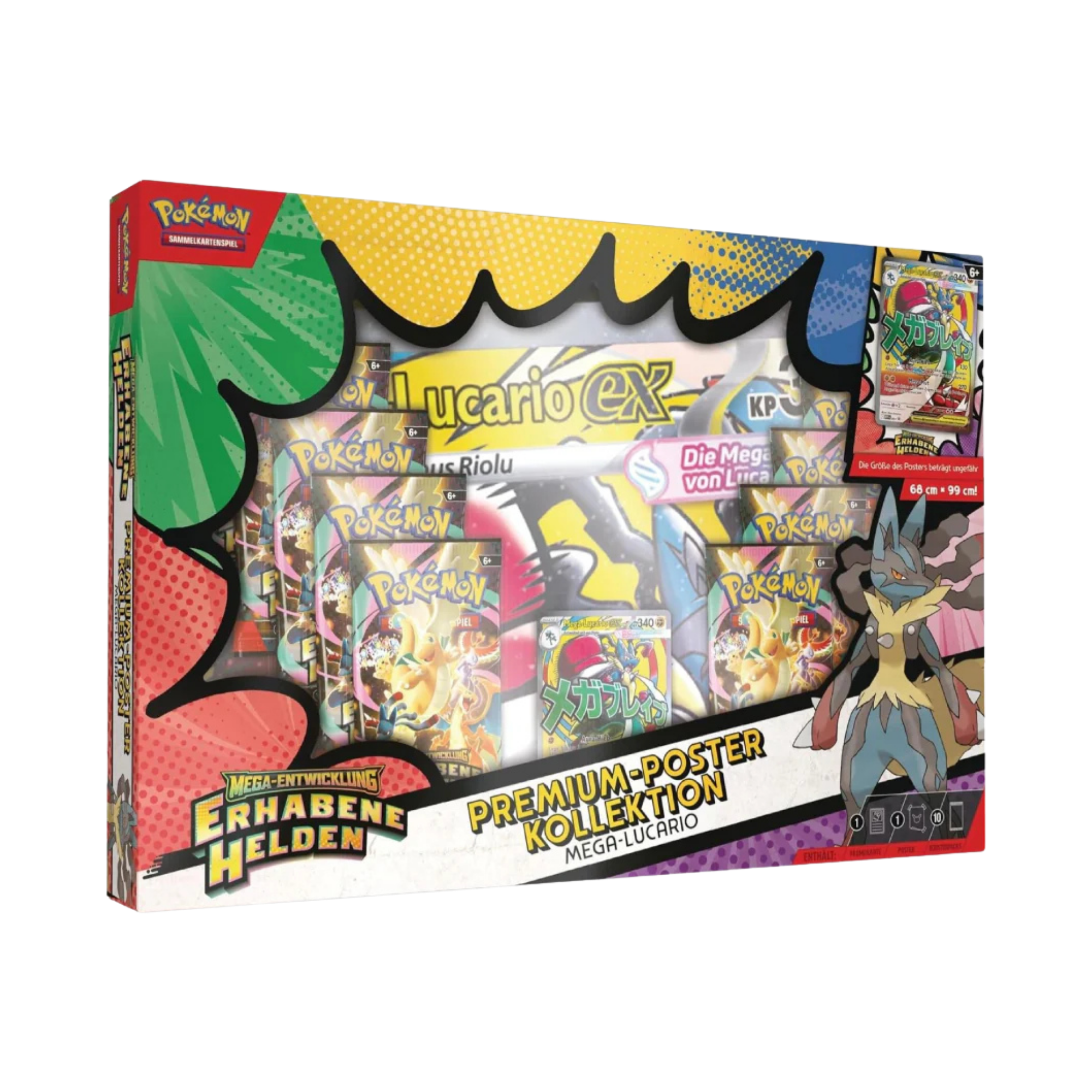 Pokémon Poster Kollektion Erhabene Helden Mega Lucario