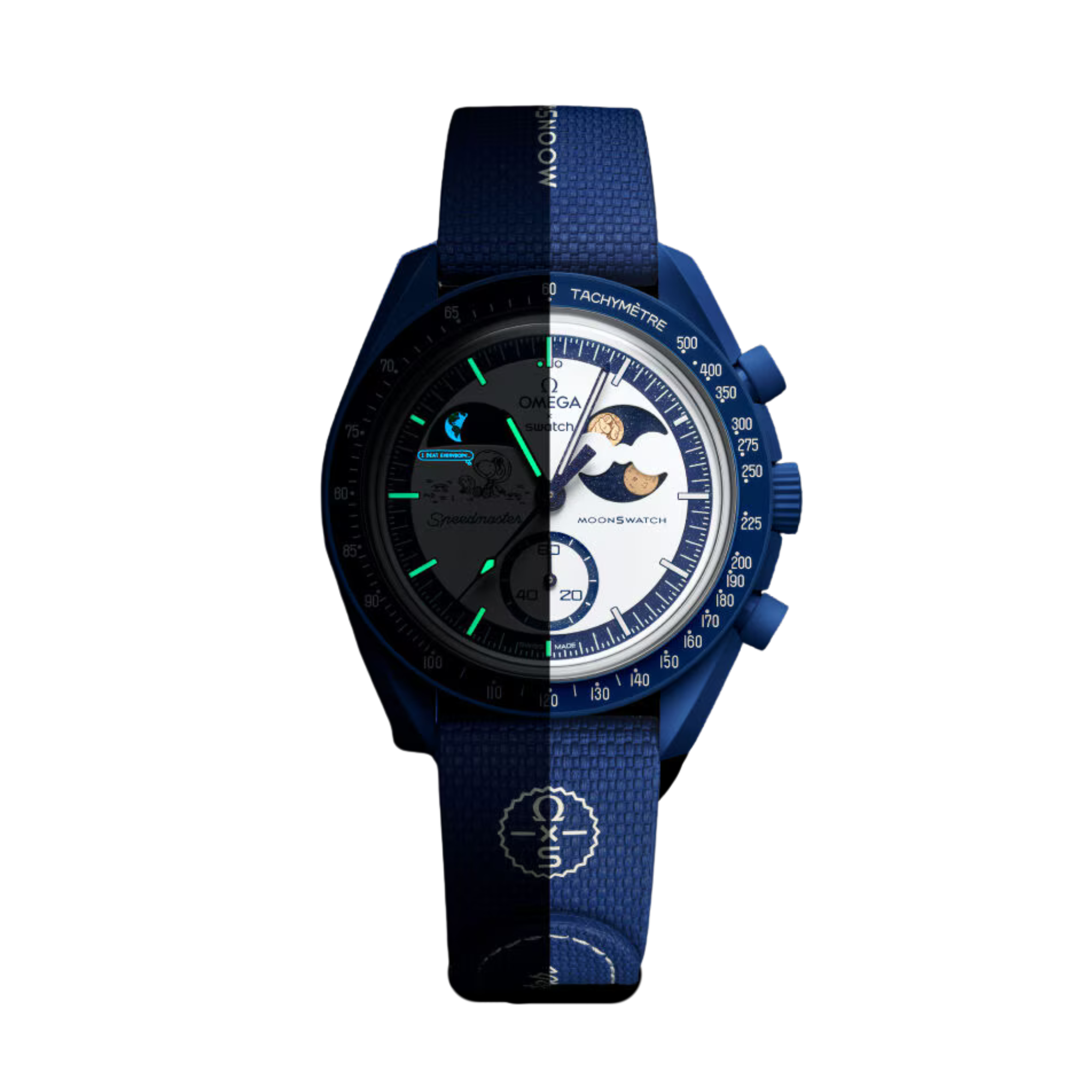 Swatch x Omega Moonswatch Mission To Earthphase Moonshine Gold (Jäger-Vollmond)