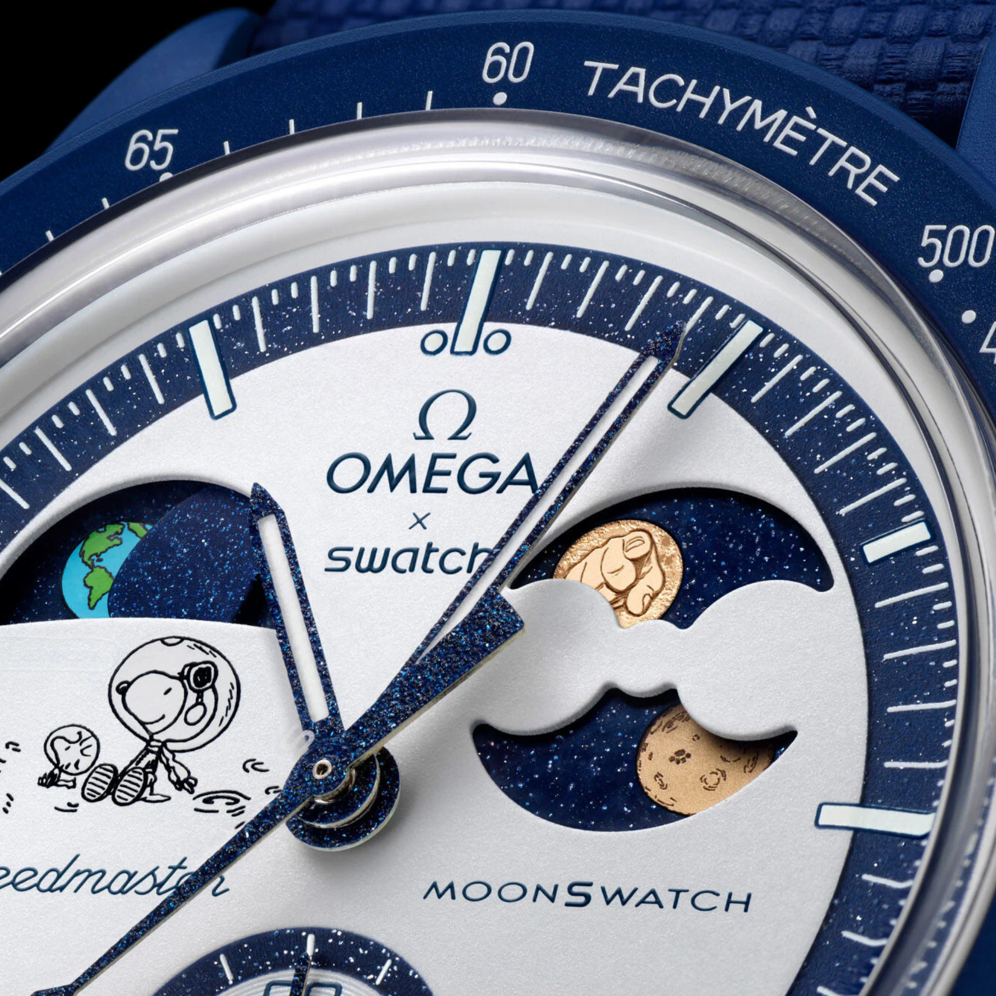 Swatch x Omega Moonswatch Mission To Earthphase Moonshine Gold (Jäger-Vollmond)