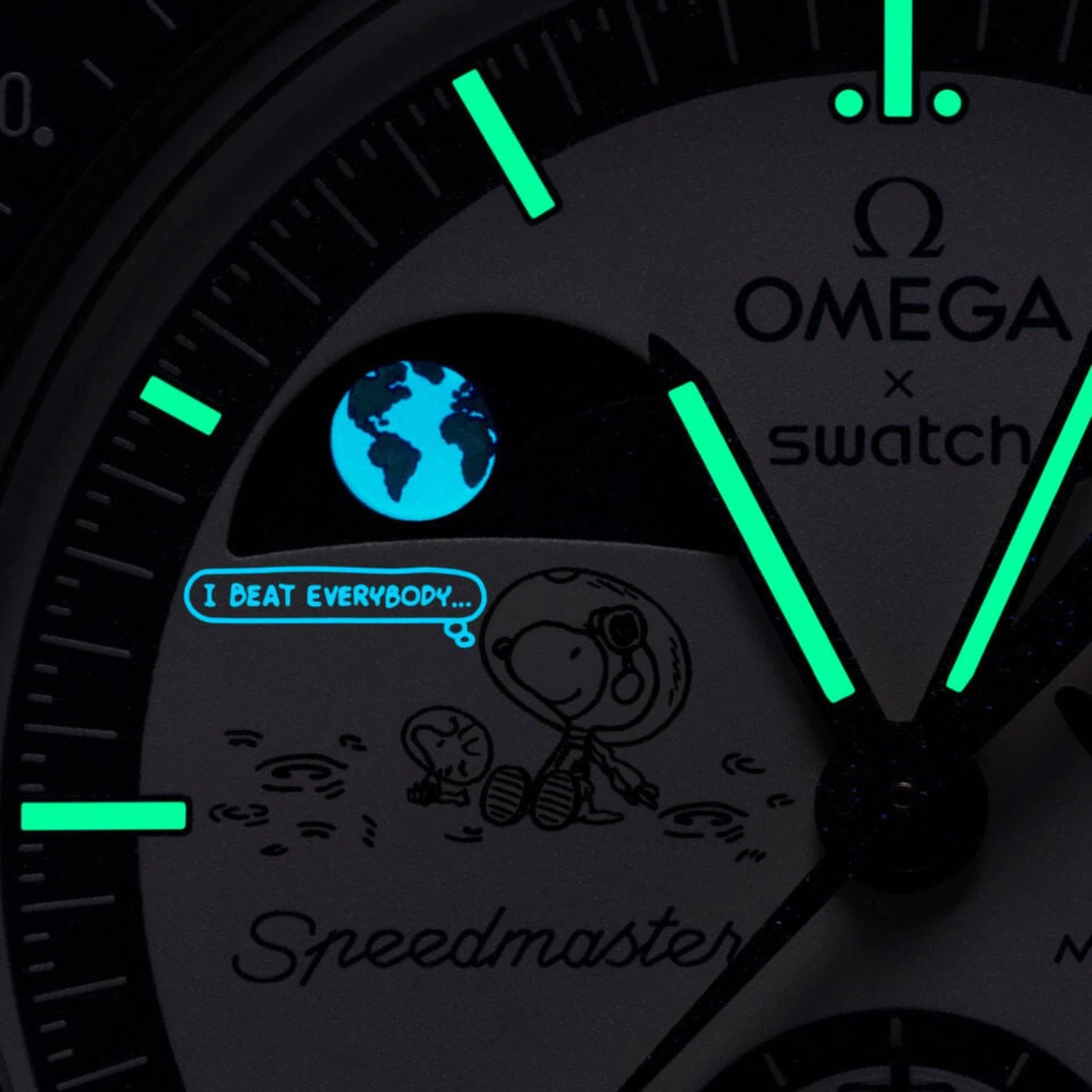 Swatch x Omega Moonswatch Mission To Earthphase Moonshine Gold (Jäger-Vollmond)