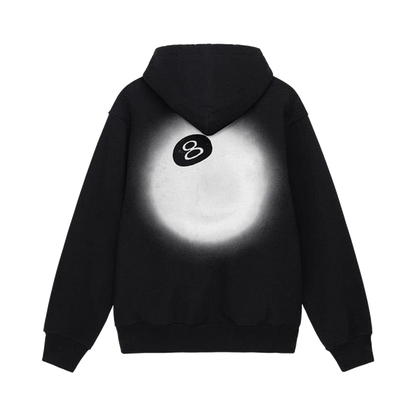 Stussy 8 Ball Fade Hoodie Black (1924846-BLAC) – Rückansicht | Rarus