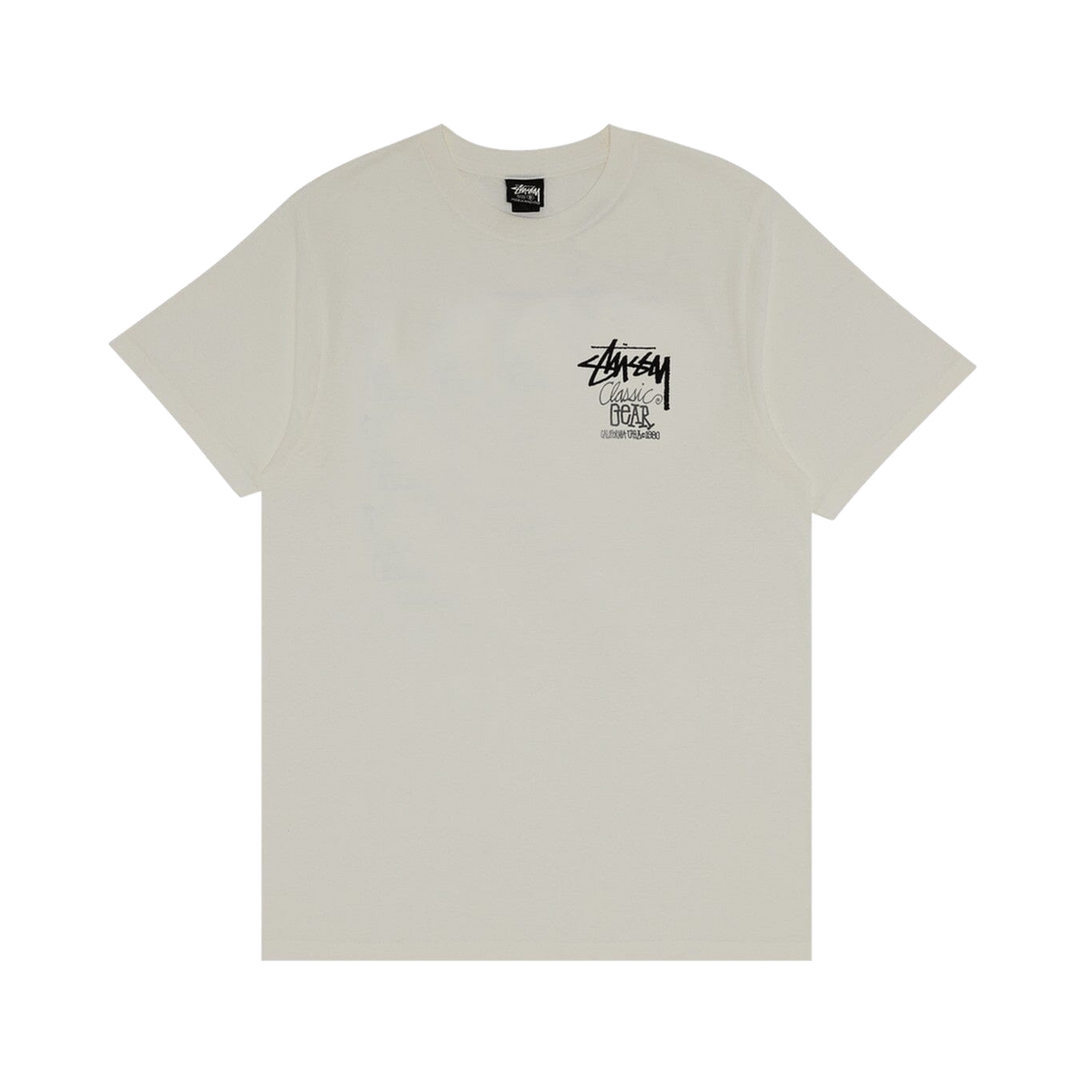 Stussy Classic Gear Tee Pigment Dyed Natural (1905084-NATU) – Vorderansicht | Rarus