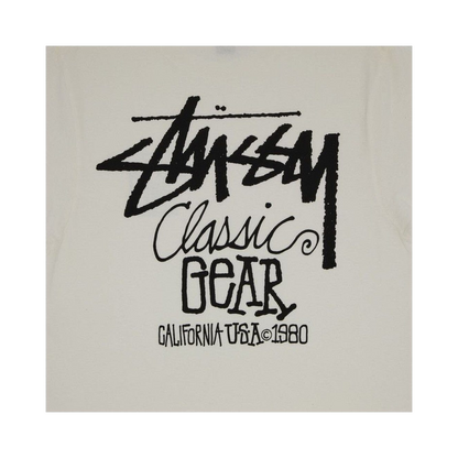 Stussy Classic Gear Tee Pigment Dyed Natural (1905084-NATU) – Detailansicht | Rarus