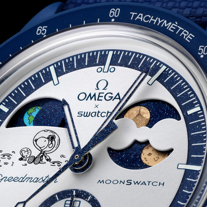 Swatch x Omega Moonswatch Mission To Earthphase Moonshine Gold