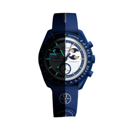 Swatch x Omega Moonswatch Mission To Earthphase Moonshine Gold