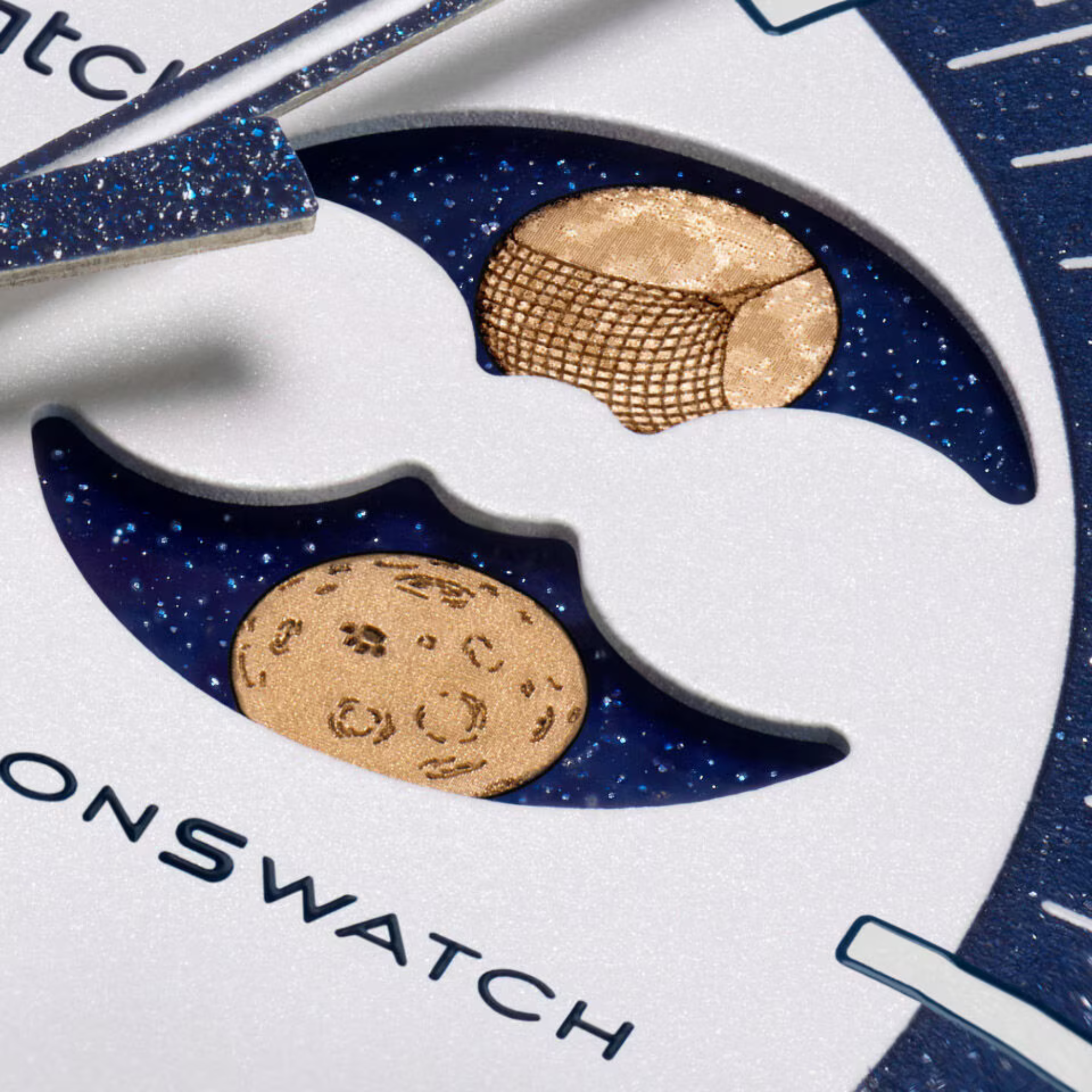 Swatch x Omega Moonswatch Mission To Earthphase Moonshine Gold