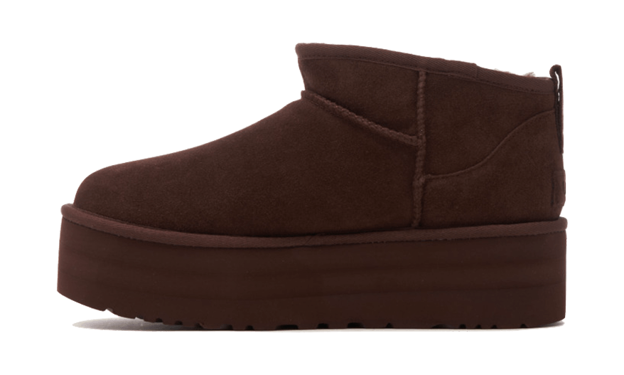 UGG Classic Ultra Mini Platform Boot Burnt Cedar (1135092-BCDR) – Seitenansicht außen | Rarus