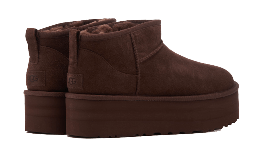 UGG Classic Ultra Mini Platform Boot Burnt Cedar (1135092-BCDR) – Rückansicht | Rarus