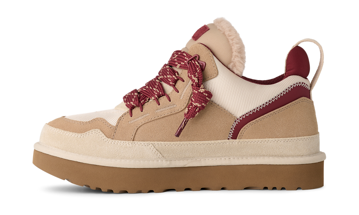 UGG Lowmel Driftwood Biking Red (1170750-DWD) – Seitenansicht innen | Rarus