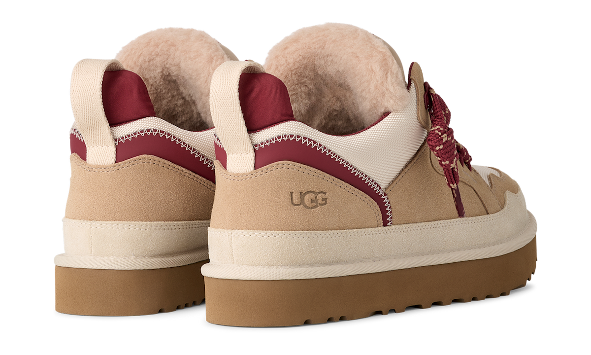 UGG Lowmel Driftwood Biking Red (1170750-DWD) – Rückansicht | Rarus