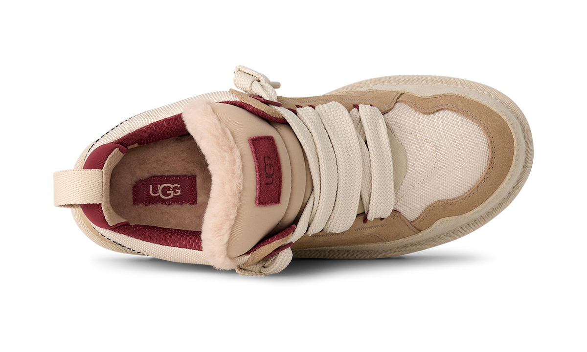 UGG Lowmel Driftwood Biking Red (1170750-DWD) – Draufsicht | Rarus